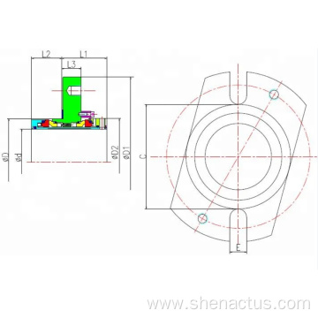 Depac 321 Mechanical Seals for Water Pump
